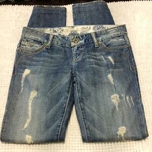 Guess Denim Medium Wash Blue Jeans Size 24 GUC #6970